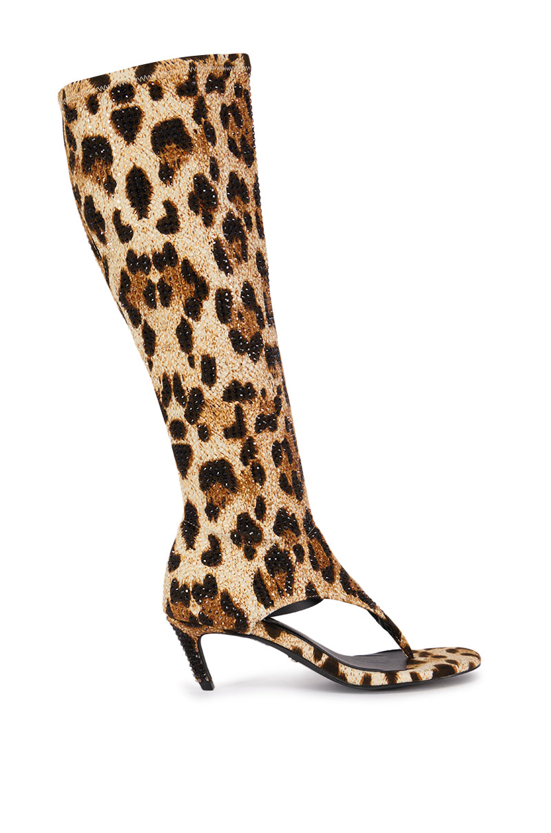 AZALEA WANG CECILE LEOPARD SANDAL – AKIRA