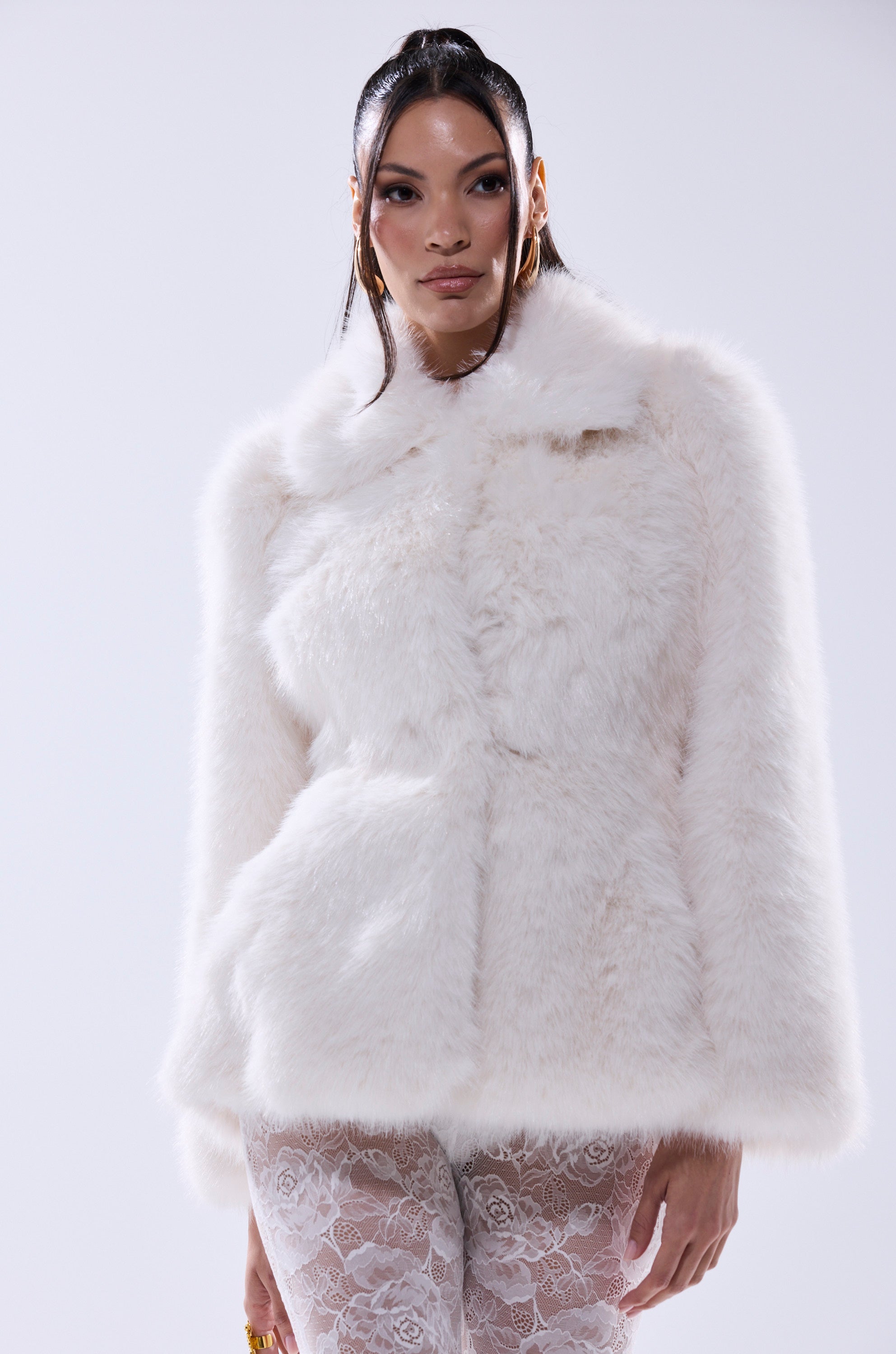 KENNY PEPLUM FAUX FUR – AKIRA