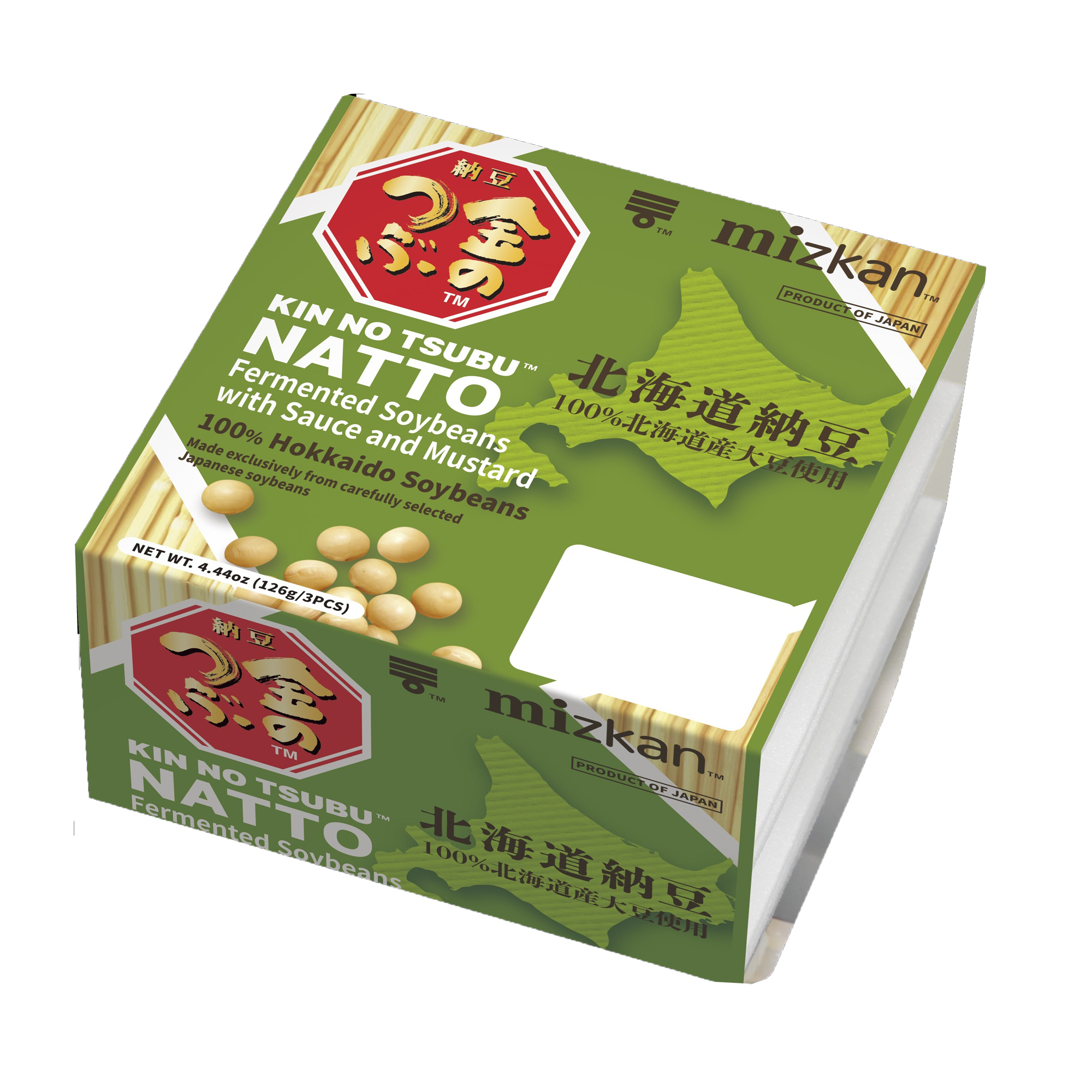 MIZKAN KUME NATTO HOKKAIDO 3P 12/4.44 OZ - JFC International