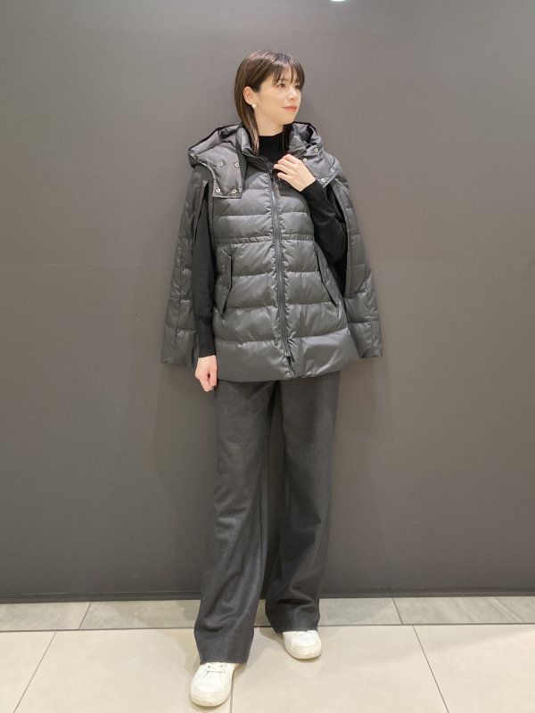 ケープ風ダウンコート | セオリーリュクス | 大丸札幌店公式 SHOP BLOG