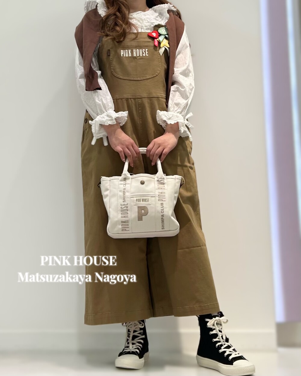 ロゴプリント入りサロペット*〜 | ピンクハウス | 松坂屋名古屋店公式