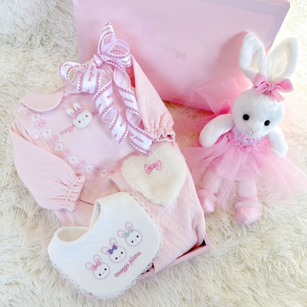 ウサギマスコットつき2way＆ウサギアップリケスタイ? | メゾピアノ