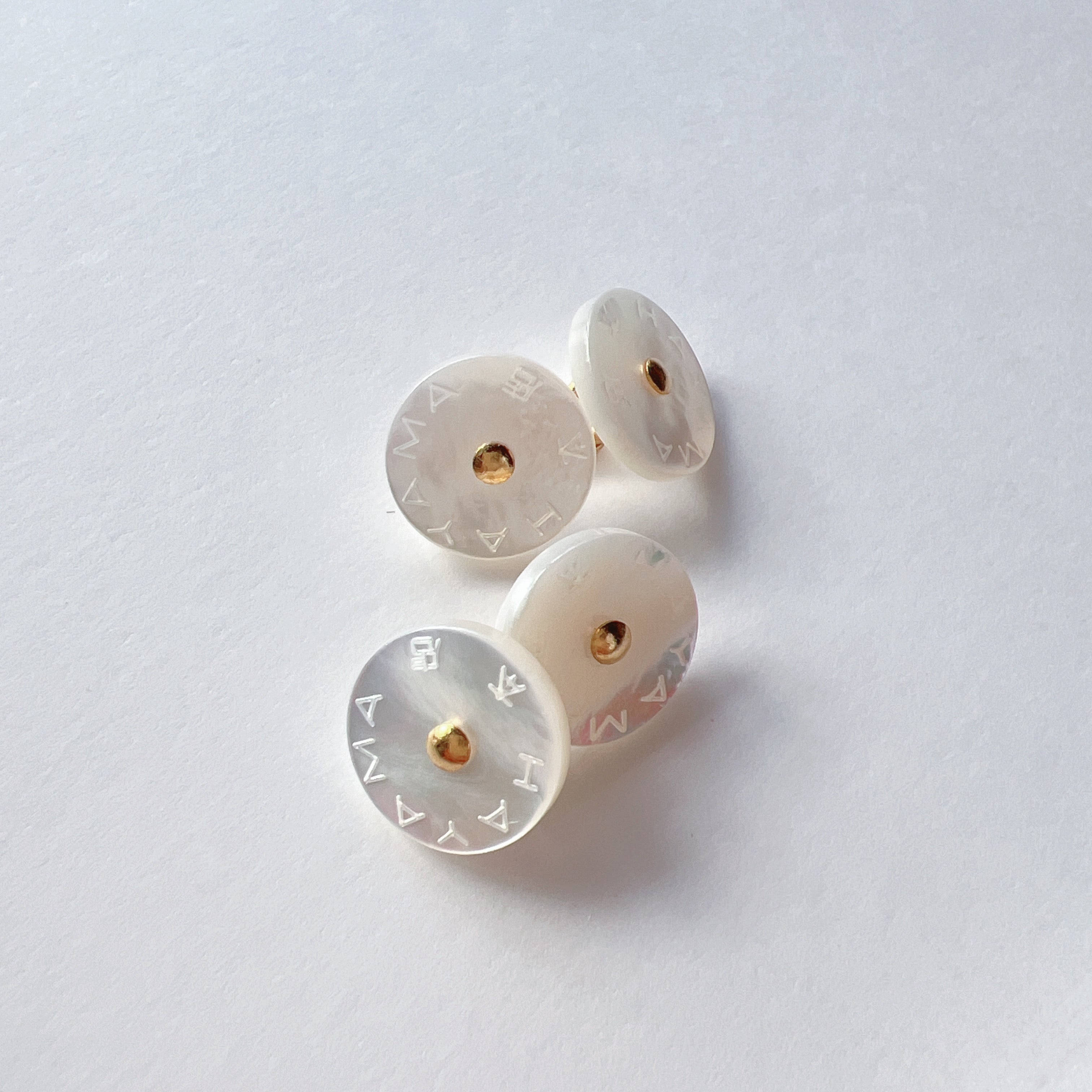 チェーンカフス 白蝶貝 - オーダーシャツギフトならオンラインストア