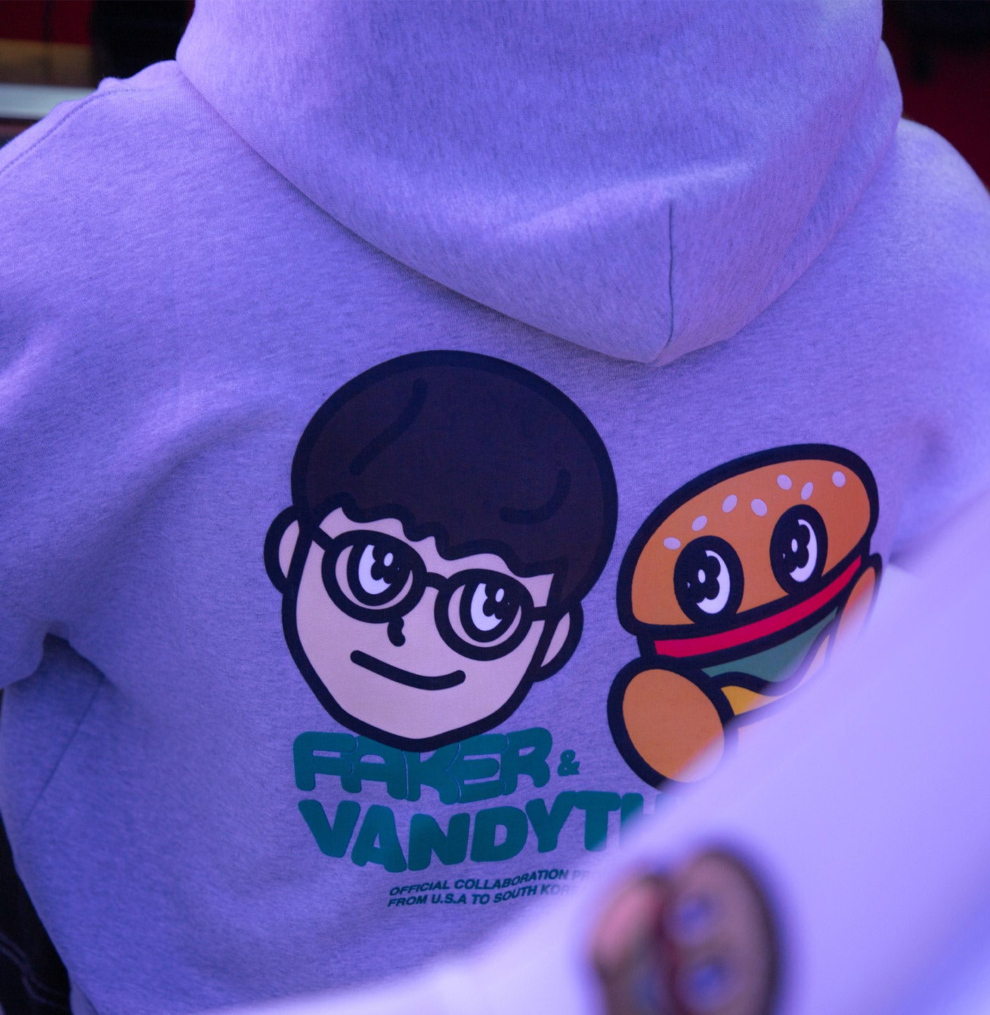 FAKER X VANDYTHEPINK] Hoodie - Grey – T1 Shop