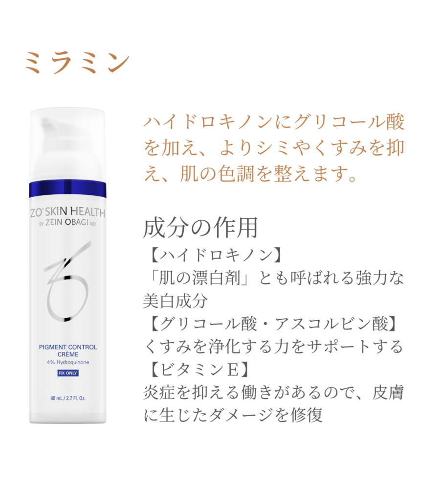 ミラミン4% | タケダビューティークリニックオンラインショップ