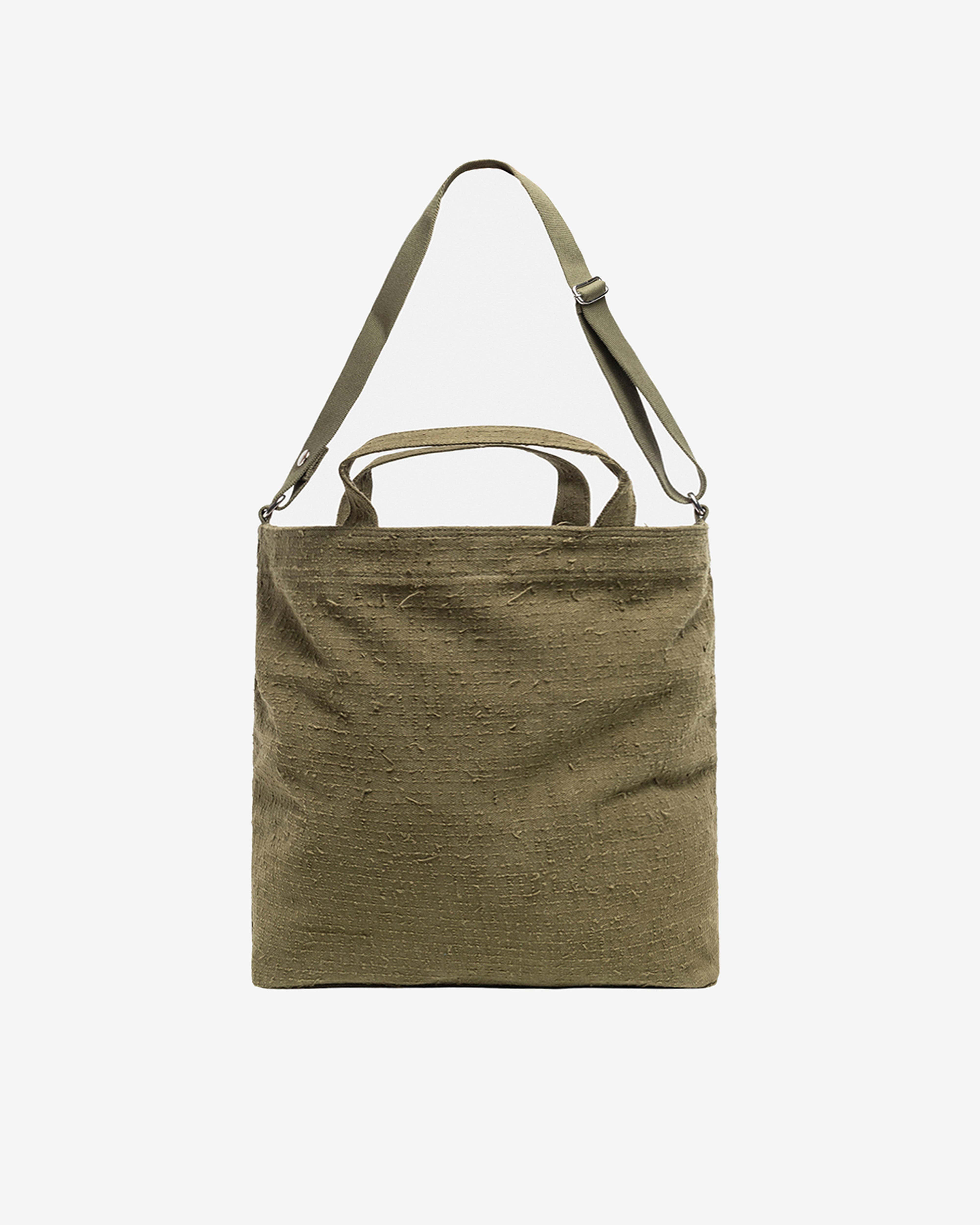 Stüssy: Needle Punch Crossbody Bag (Olive) | DSMNY E-SHOP