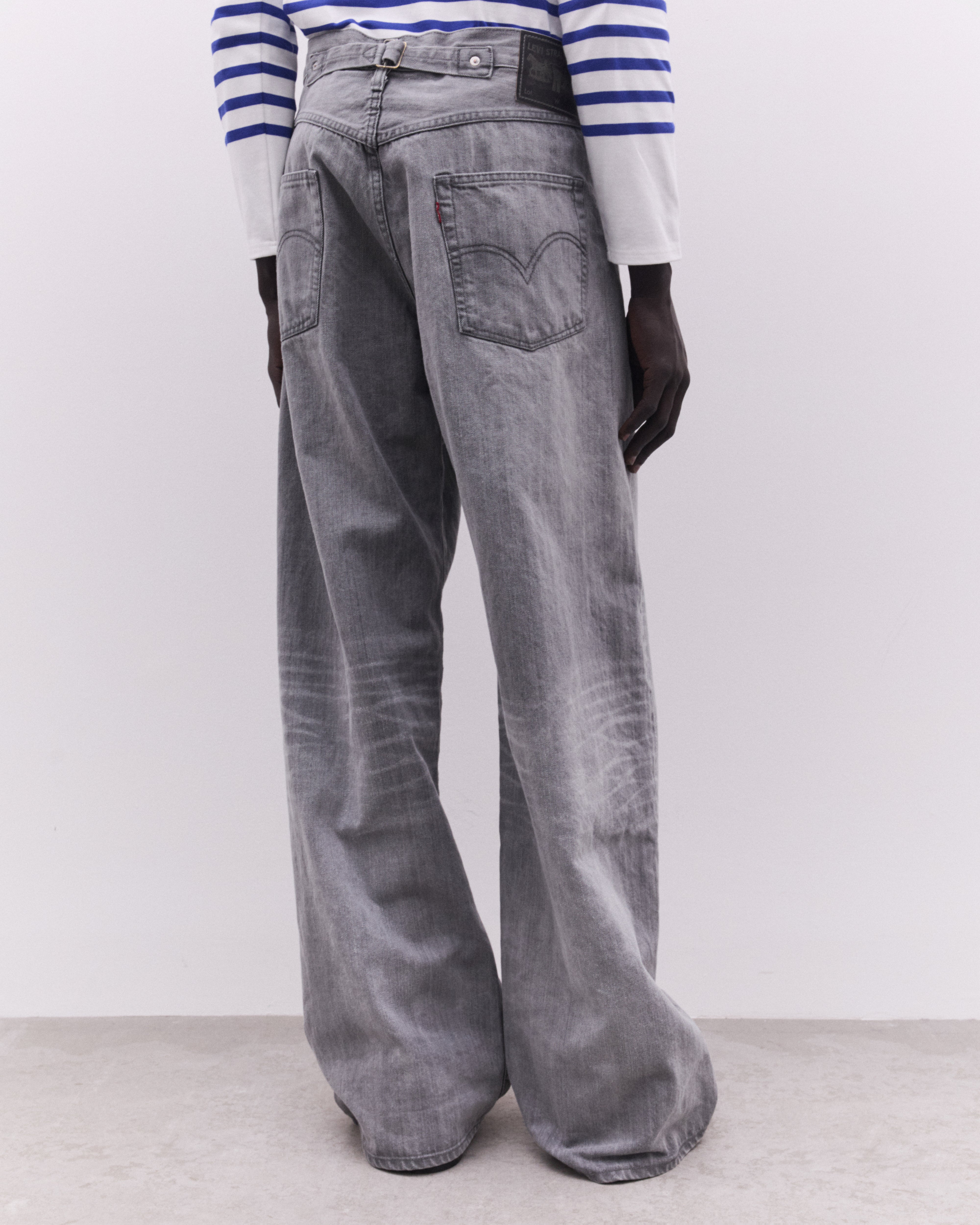 Junya Watanabe MAN: Levi's Men's Selvedge Denim Jeans (Grey