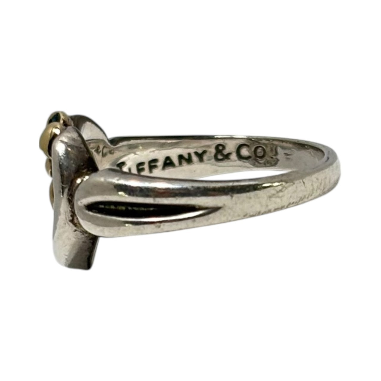 TIFFANY & CO.(ティファニー) 750 925 Open Heart Ribbon Ring