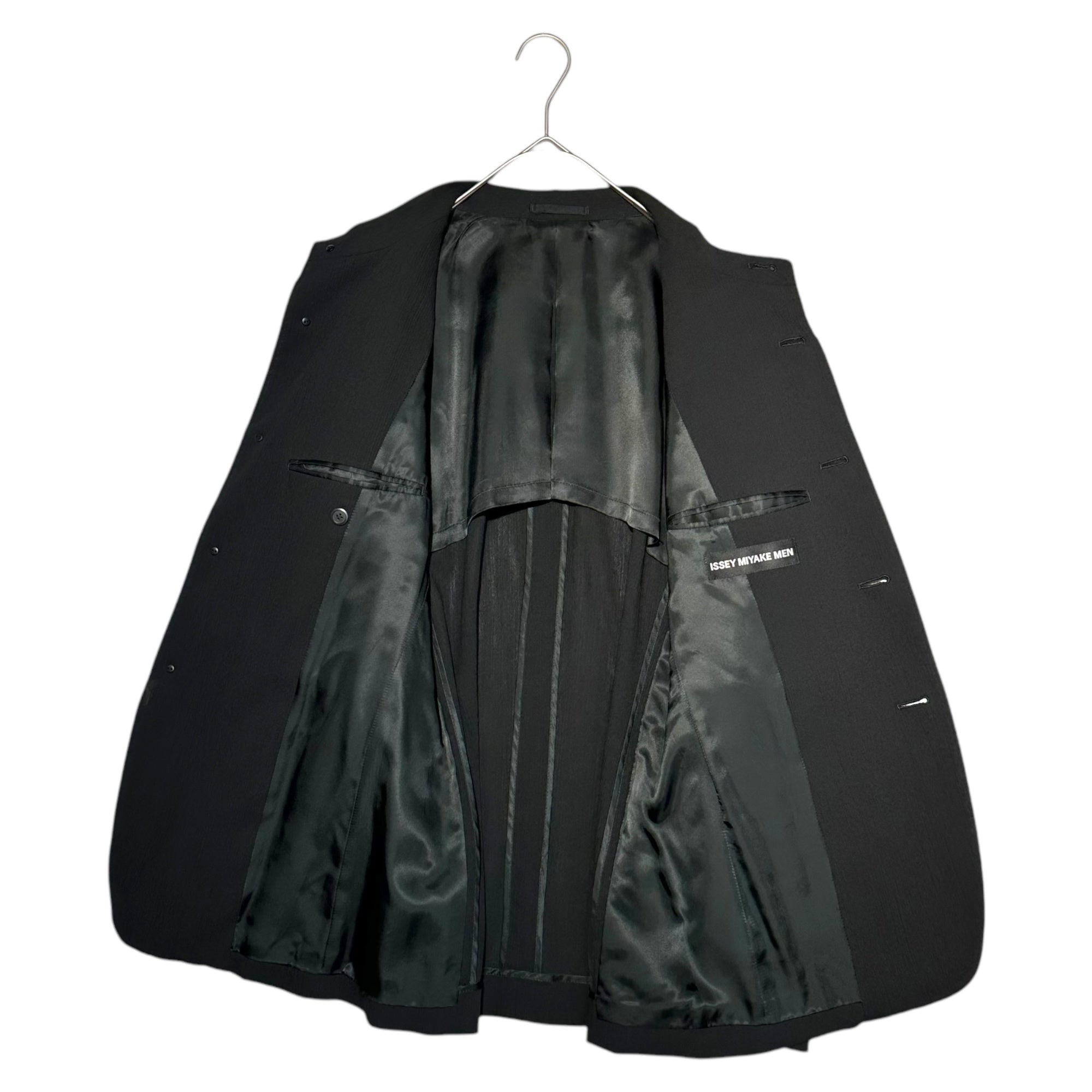 ISSEY MIYAKE MEN(イッセイミヤケメン) Mao collar pleated 5 button