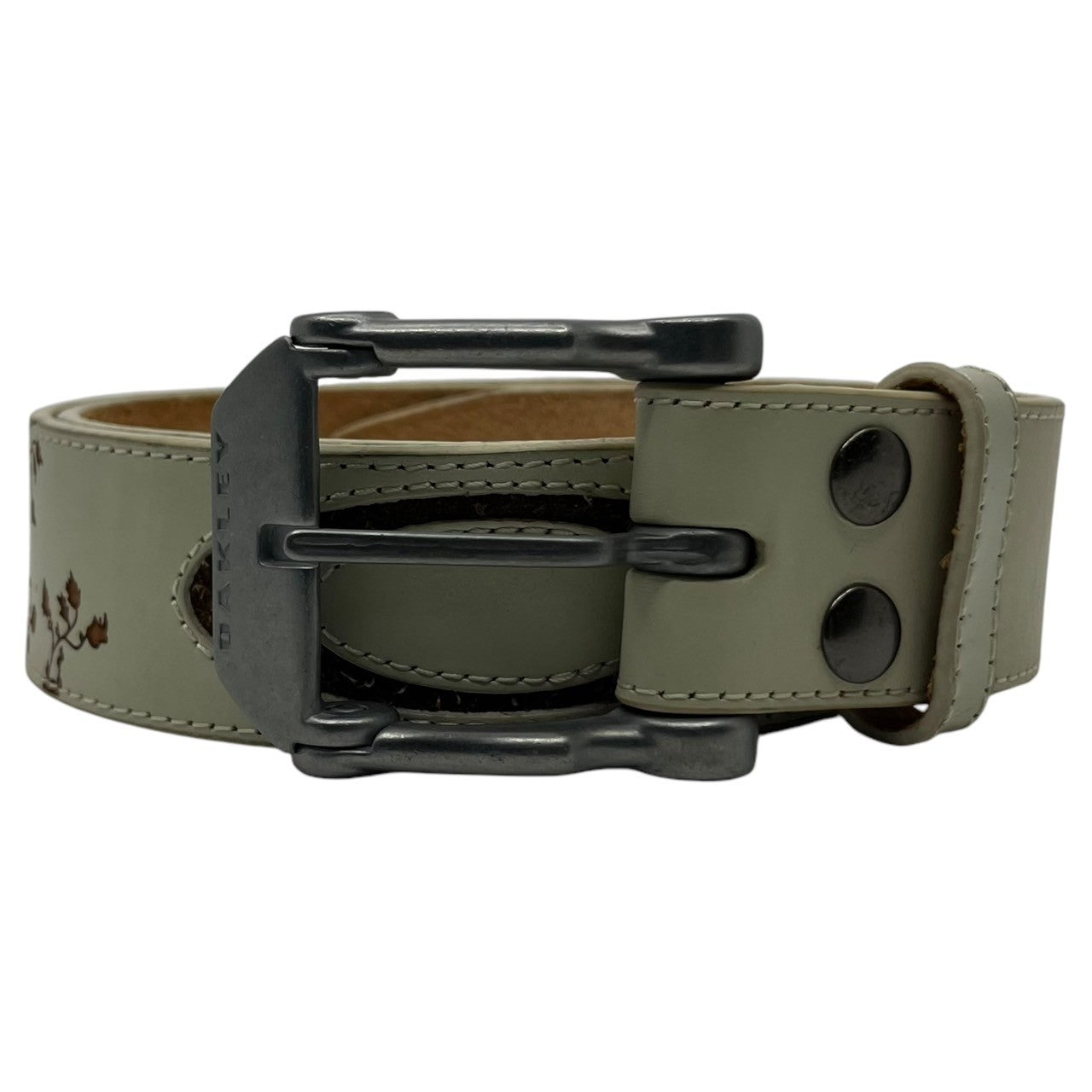 OAKLEY(オークリー) 00's leather craft buckle belt レザー クラフト