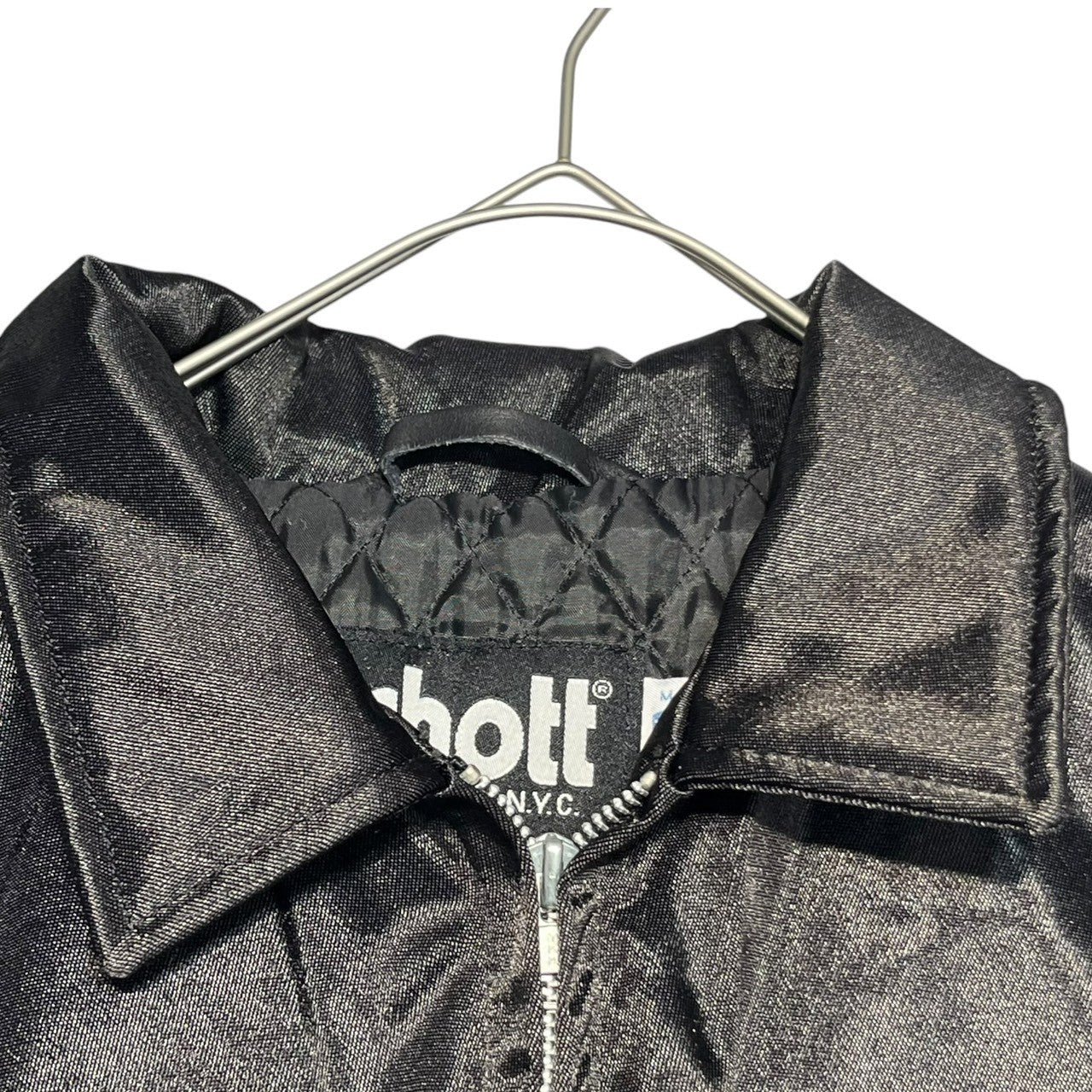 SCHOTT(ショット) Nylon single rider jacket ナイロン シングル