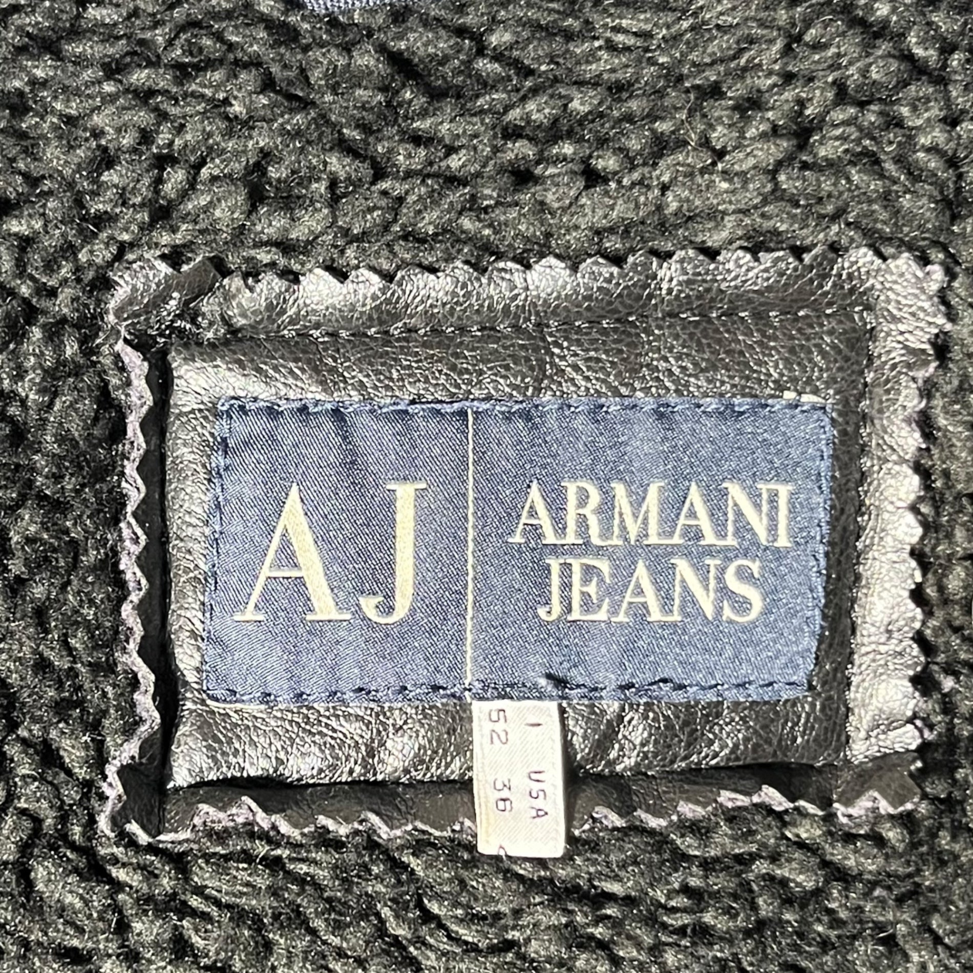 ARMANI JEANS(アルマーニジーンズ) 00's Eco leather pumping boa