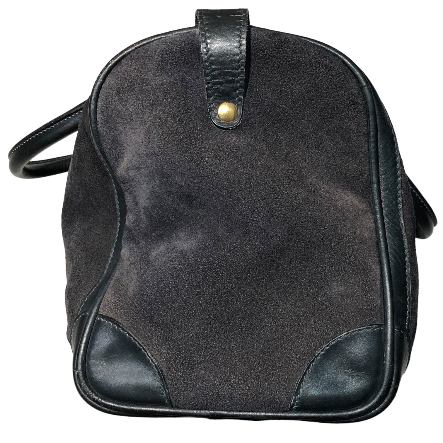 GUCCI(グッチ) 80's vintage suede boston bag ヴィンテージ