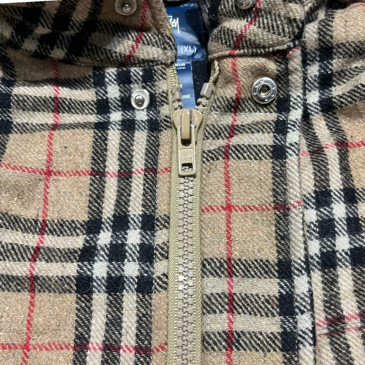 STUSSY(ステューシー) 90's ~ 00's burberry check padded jacket