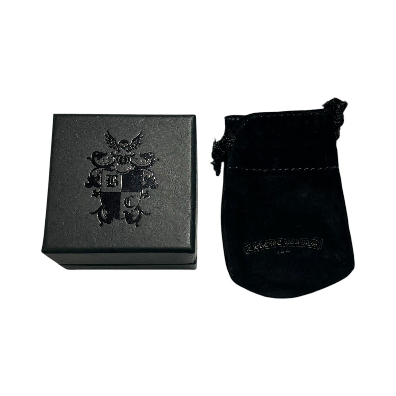 CHROME HEARTS(クロムハーツ) SCROLL LABEL RING ラージ スクロール