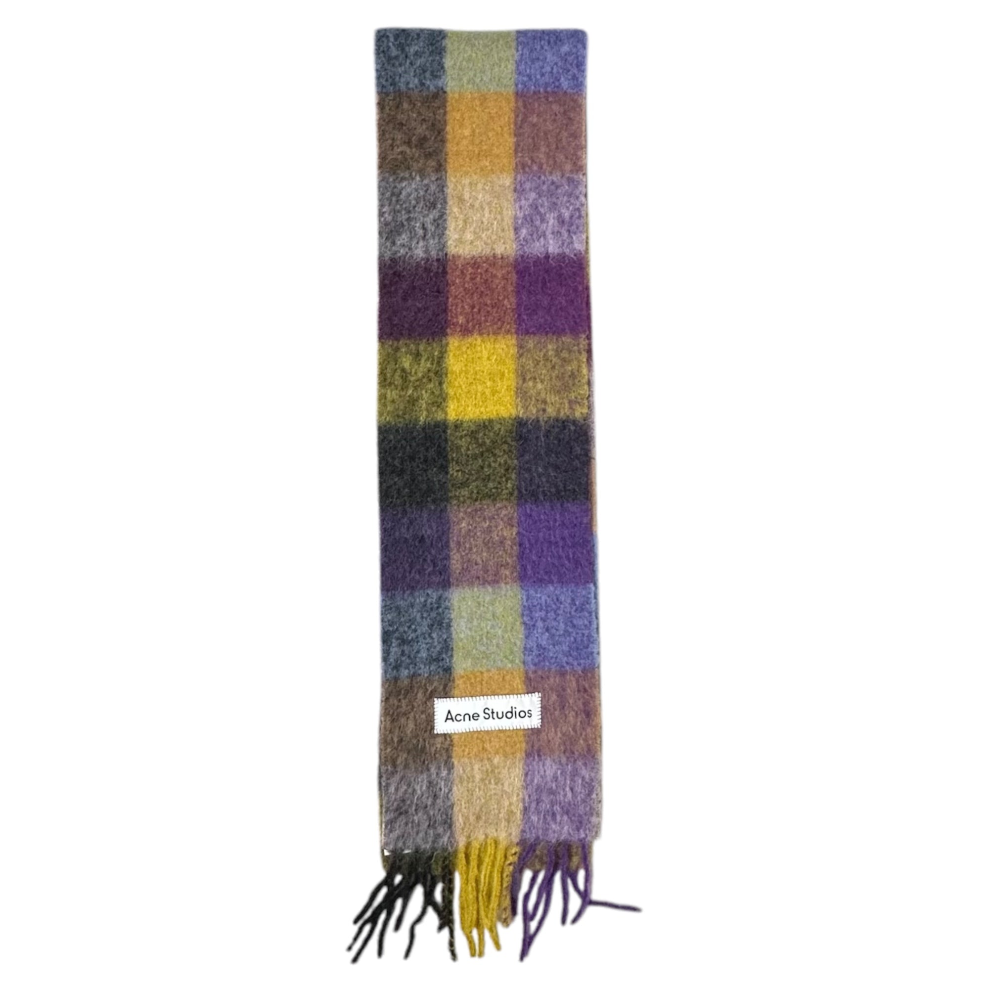 Acne Studios(アクネストゥディオズ) mohair check scarf モヘア