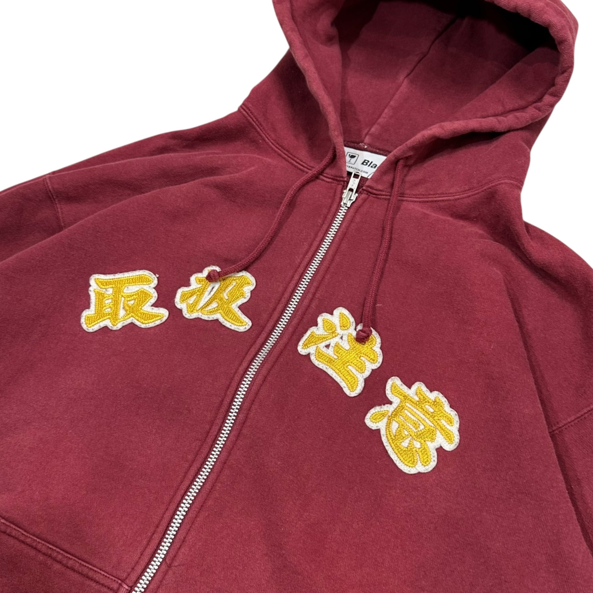 BlackEyePatch(ブラックアイパッチ) Zip-up hoodie ”取扱注意” ジップ