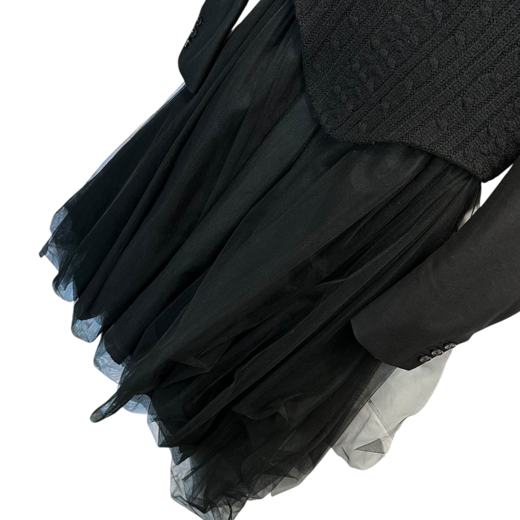 noir kei ninomiya(ノワールケイニノミヤ) 23AW Knit-Panel Tailored