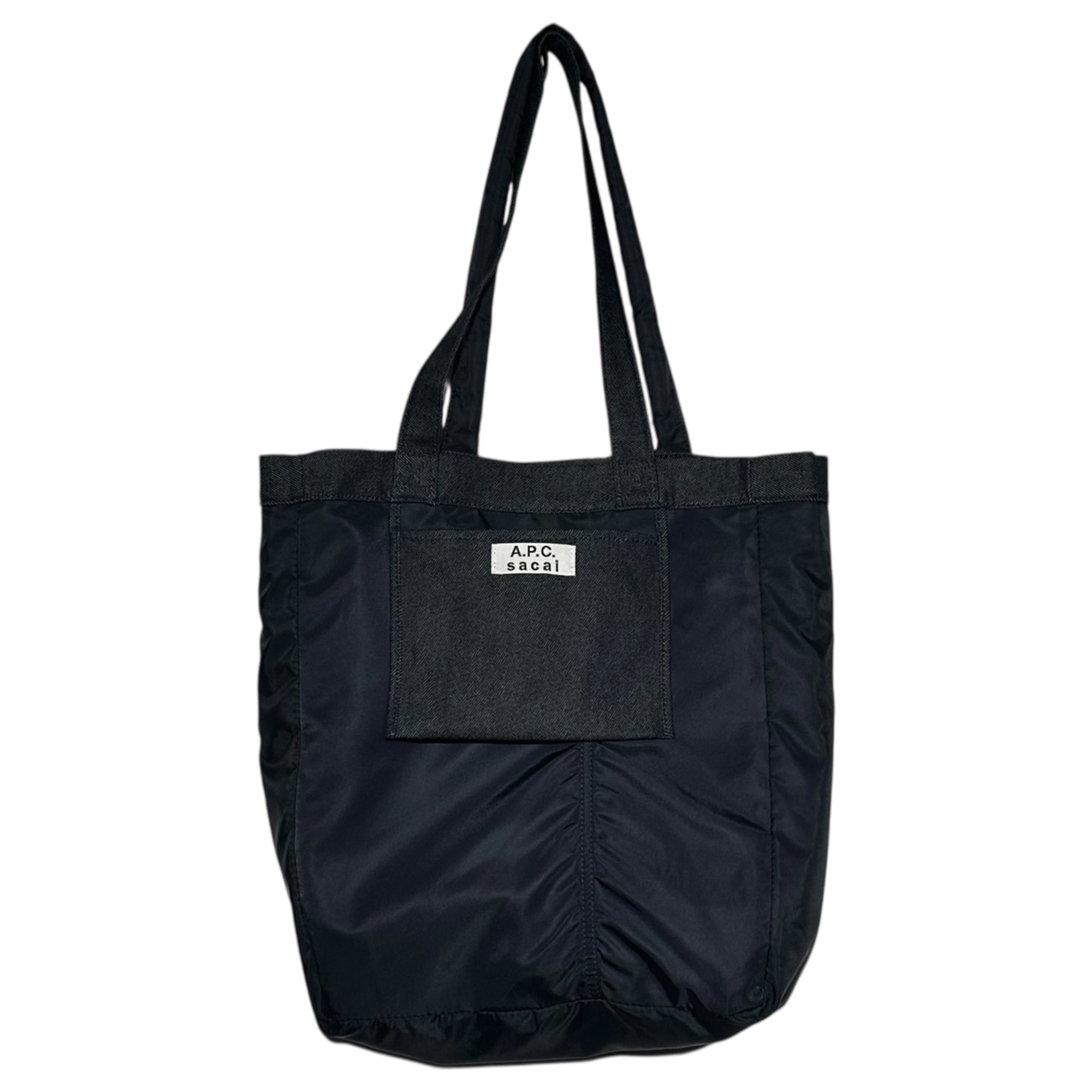 sacai × A.P.C.(サカイ × アーペーセー) Denim Logo Tote Bag デニム