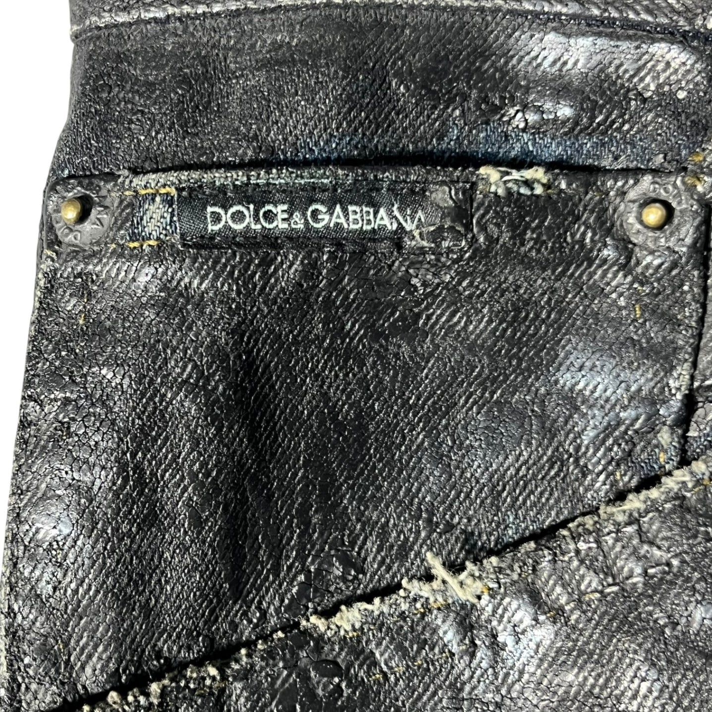 DOLCE&GABBANA(ドルチェ&ガッバーナドルガバ) 00's Archive back plate