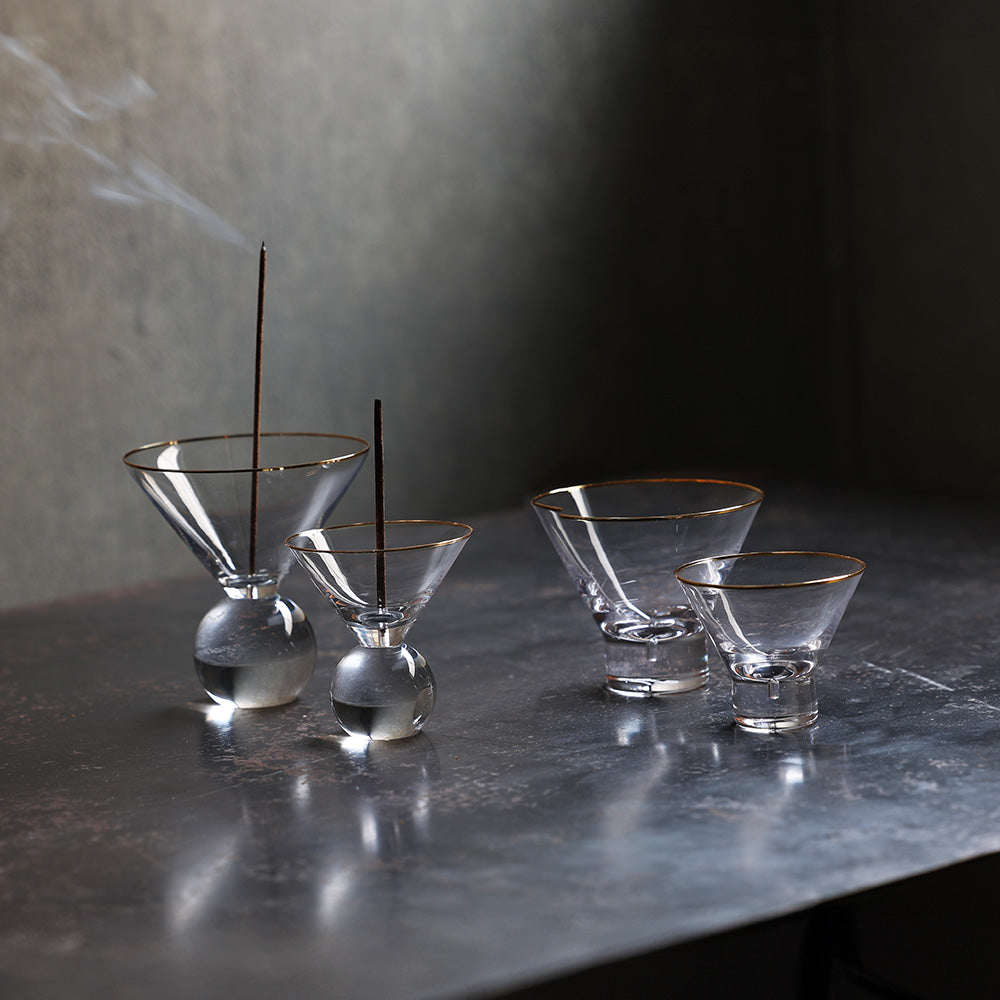 燃え尽きるまでの儚さを優雅な時間にするインセンスホルダー Hazel