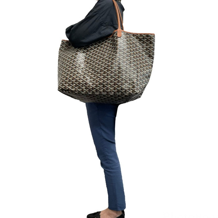 GOYARD/ゴヤール】 サンルイGM トートバッグ PVC/レザー ブラック