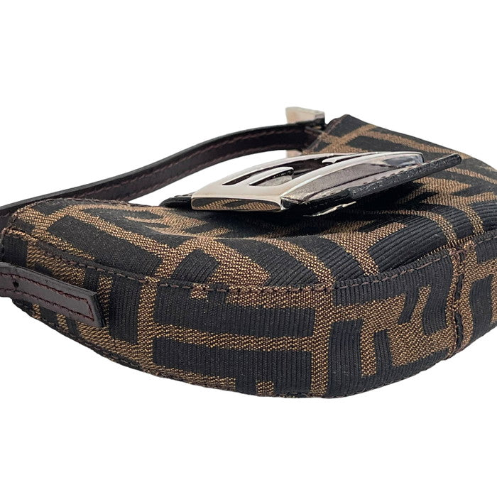 FENDI/フェンディ】 ミニクロワッサン ズッカ ポーチ ミニバッグ