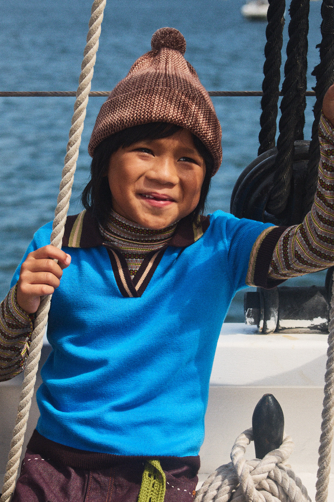 Garter Hat – Misha & Puff