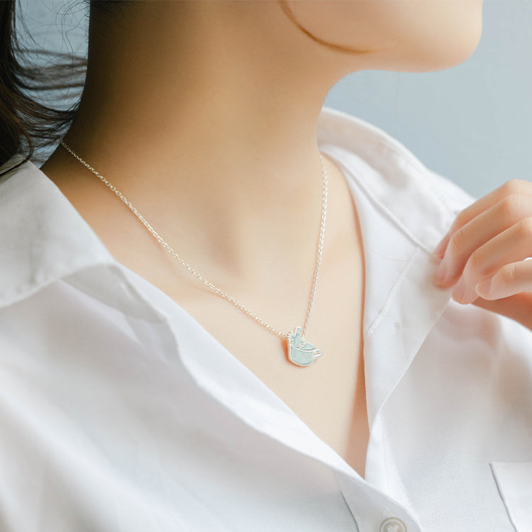 ニョロニョロシルバーネックレス（カップ）【公式限定】△SALE