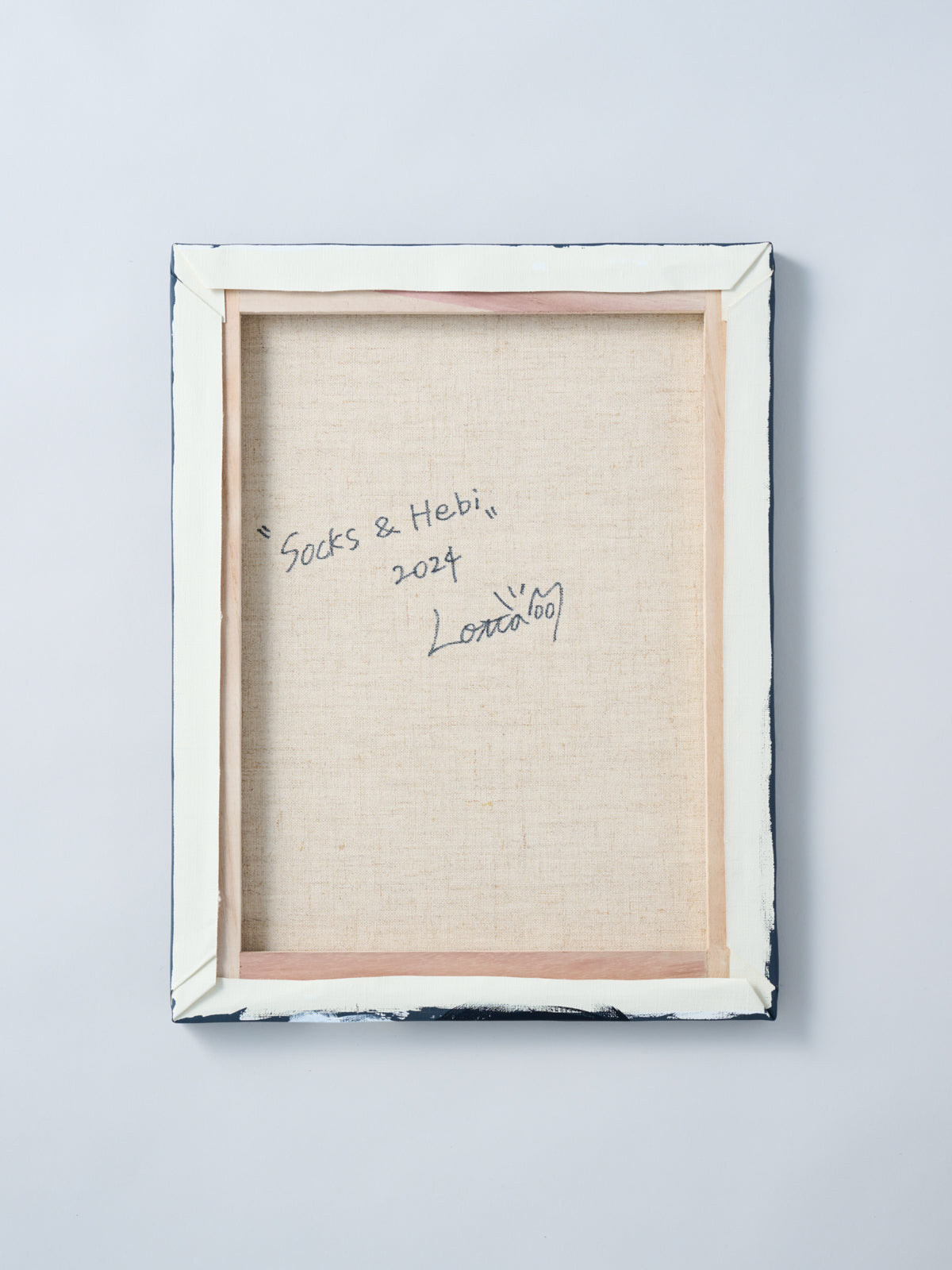 アーティスト LOTTA《SOCKS & HEBI》 オリジナル絵画 （Numero CLOSET）