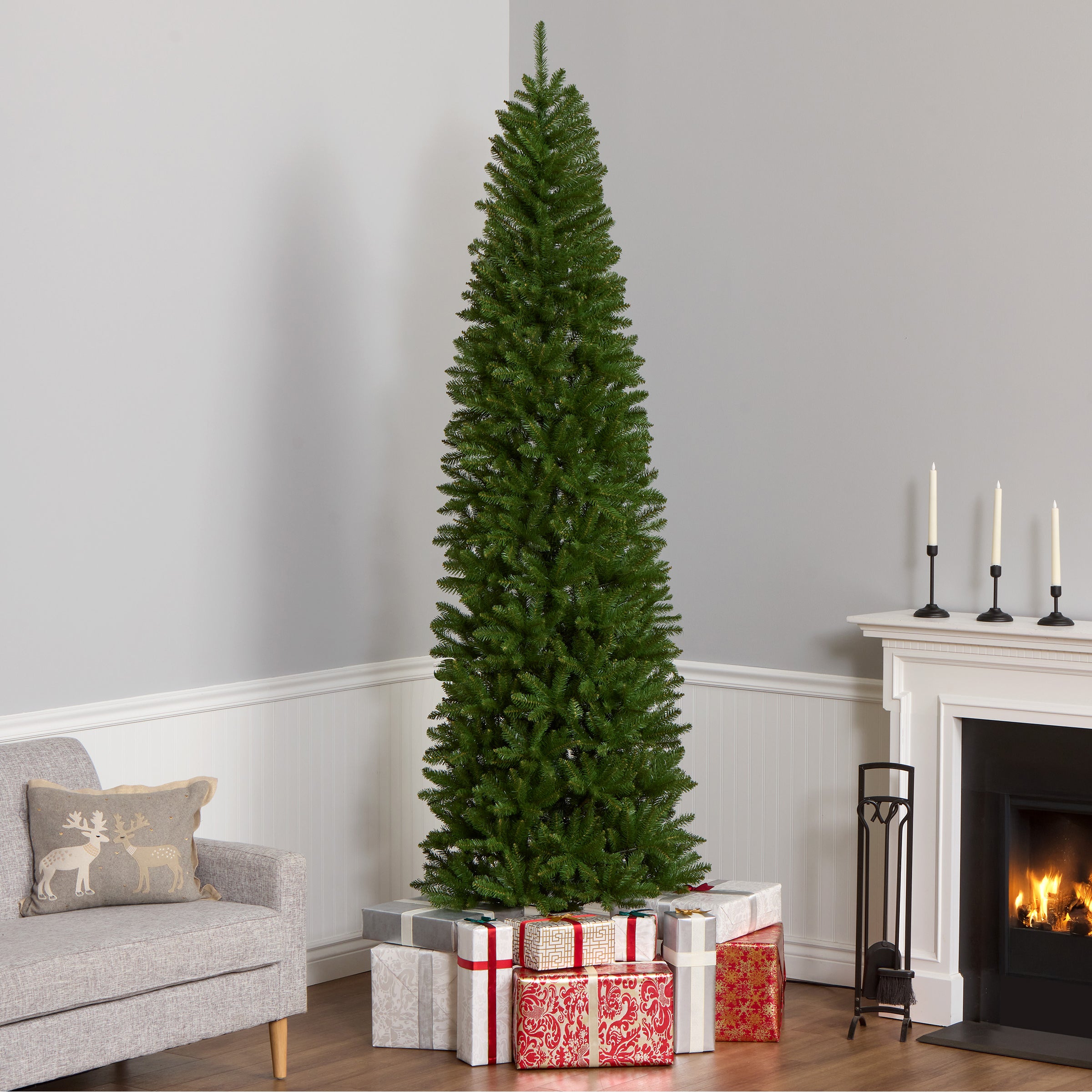 9 ft. Kingswood Fir Pencil Slim Tree · National Tree Company