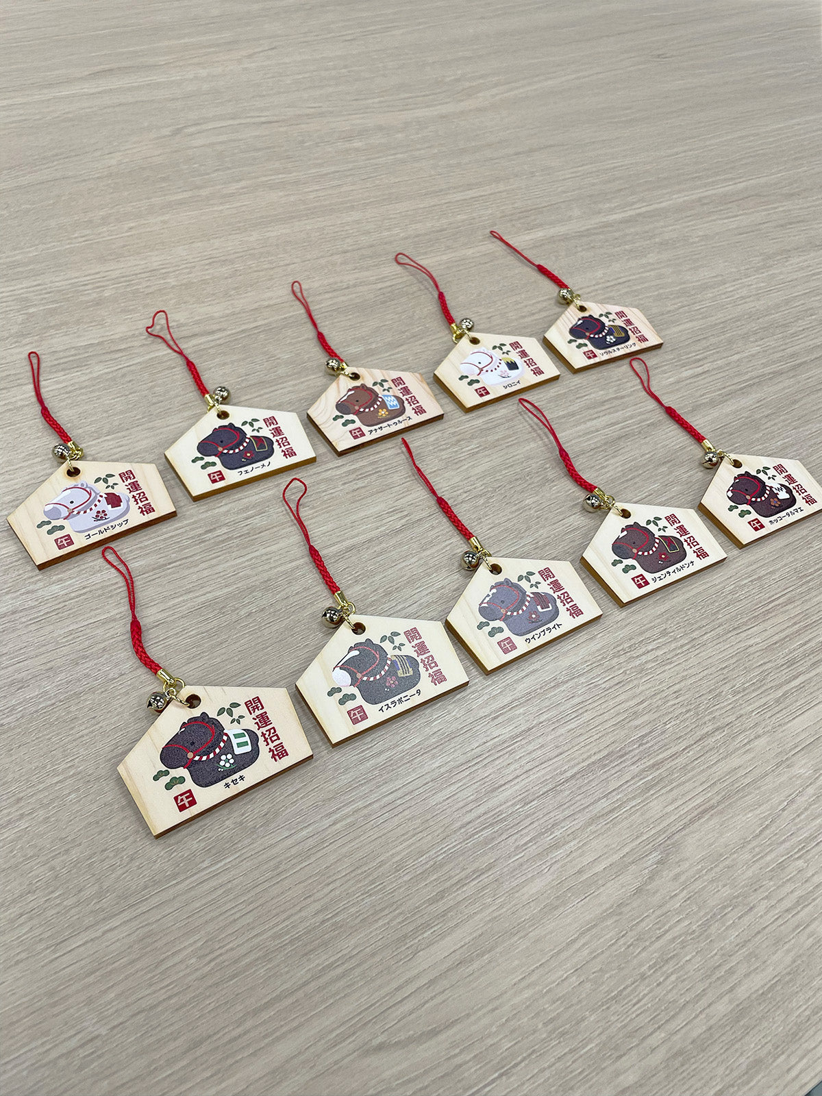 うま午・ミニ絵馬風ストラップ(ランダム全11種)｜netkeiba