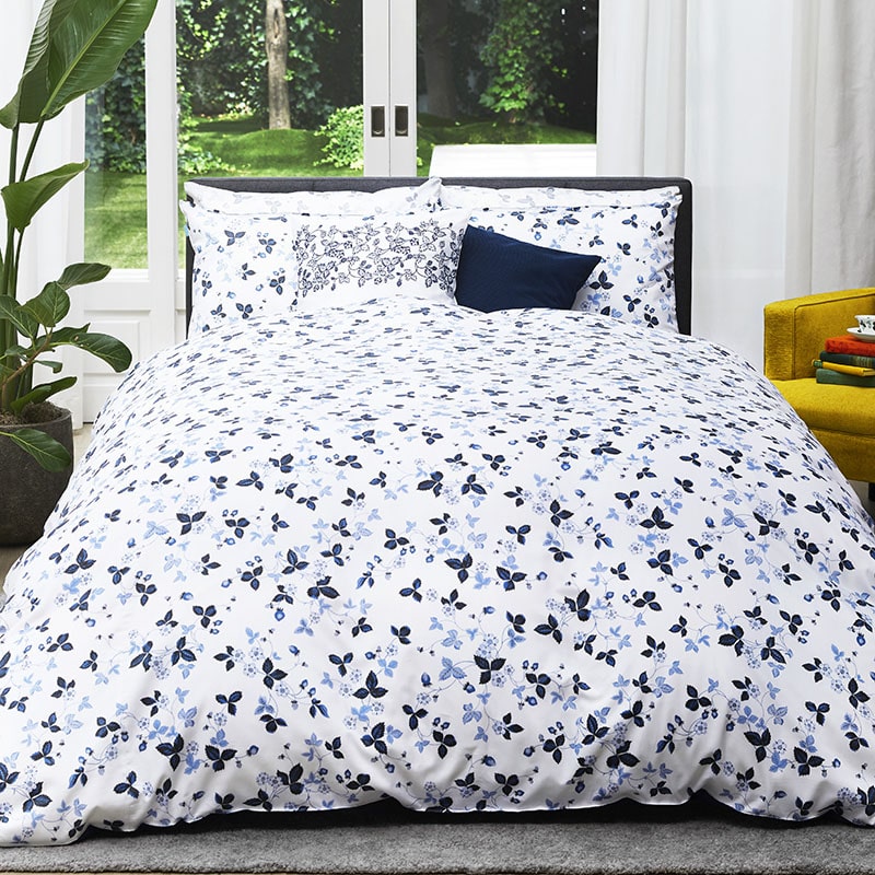 ウェッジウッド 掛けふとんカバー(（シングルロング）150×210cm ブルー