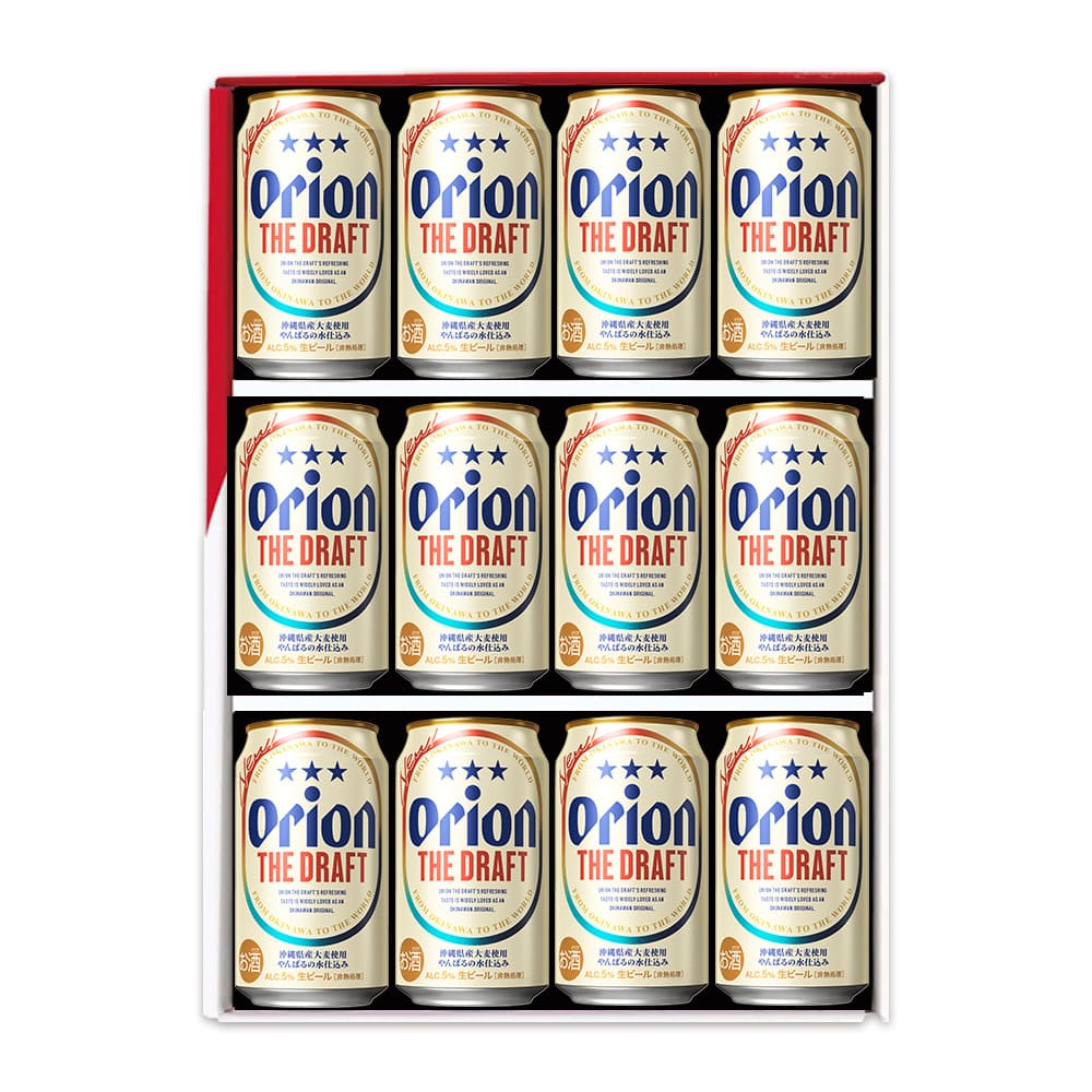 ザ・ドラフト ギフトセット（ザ・ドラフト350ml×12缶） – オリオン