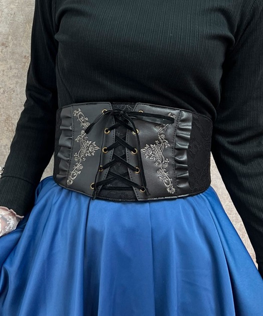 レース×刺繍コルセットベルト | axes femme -outlet- | axes femme