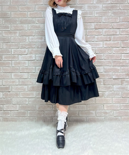 バックリボンフリルジャンスカ | axes femme online shop