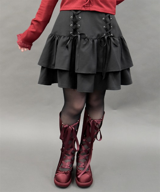 レースアップフリルスカート | 大人衣料 | axes femme online shop