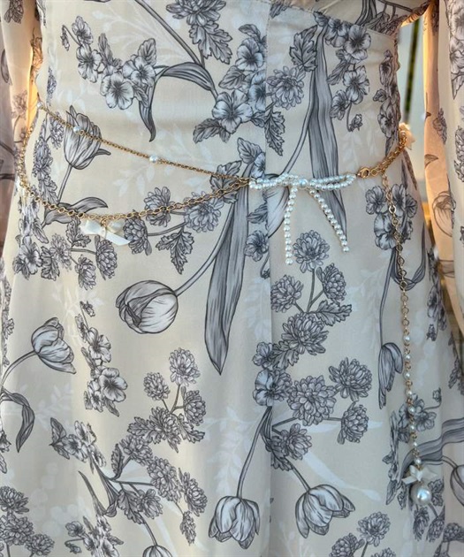 パールリボンチェーンベルト | POETIQUE -outlet- | axes femme online