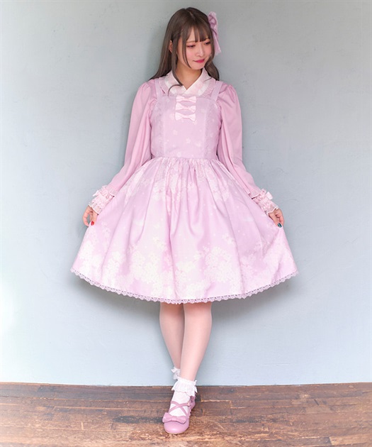 桜柄ジャンパースカート | kawaii | axes femme online shop