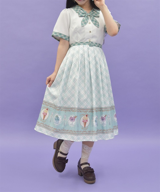 レトロアイスクリームワンピース | axes femme online shop