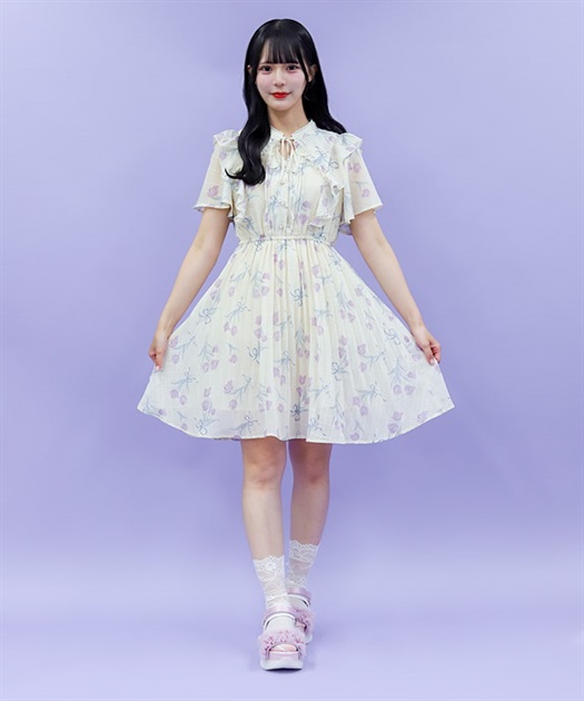 チューリップミニワンピース【期間限定価格】【2BUY10%OFF対象商品