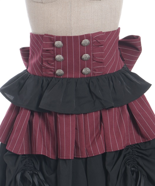 ストライプフリルスカート | Chalmiere | axes femme onlineshop