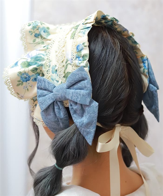 アンティークローズ柄ハーフボンネット | 雑貨 | axes femme online shop