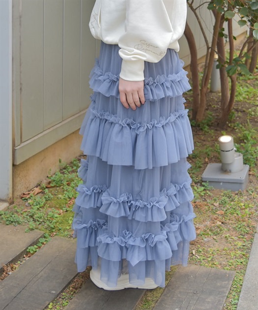 フリルチュールティアードスカート | 大人衣料 | axes femme online shop