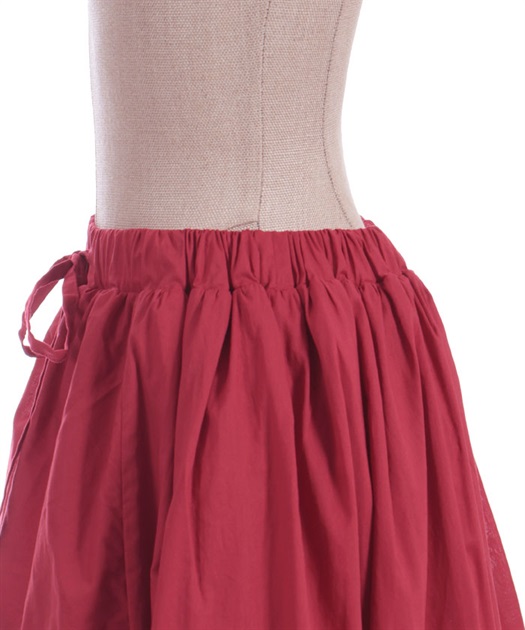 クラシックコットンスカート | Chalmiere | axes femme onlineshop