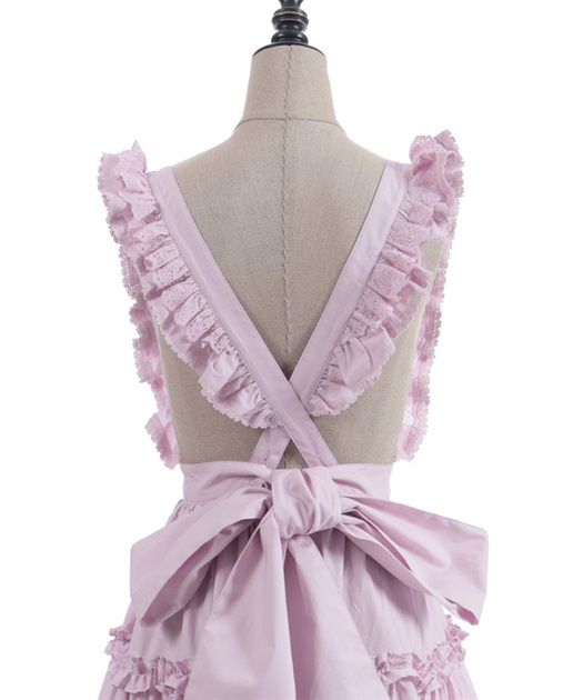 コットンフリルエプロン | Chalmiere | axes femme onlineshop