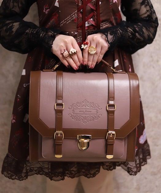 ベルトデザイン配色サッチェル | axes femme | axes femme online shop