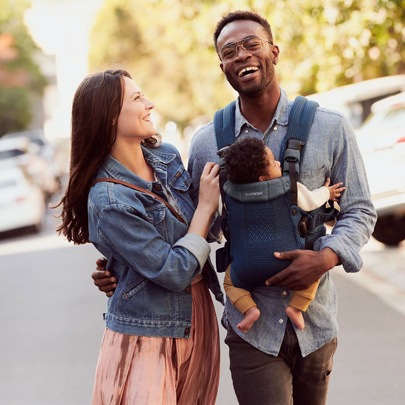 ベビーキャリア HARMONY(ハーモニー) ネイビーブルー 抱っこ紐 通販