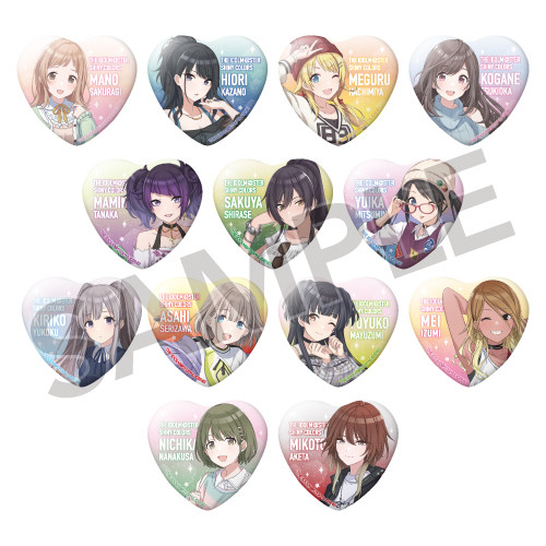 アイドルマスター シャイニーカラーズ トレーディングハート缶バッジ