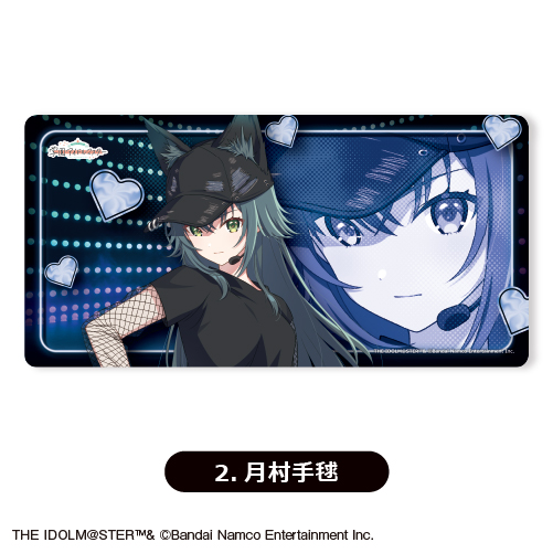 月村手毬　ラバーマット　TSUTAYA 学園アイドルマスター 学マス 学園アイドルマスター 月村手毬 デスクマット ラバープレイマット 学